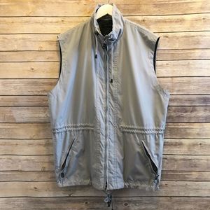 Bogner Sport Weathergear Gray Full Zip Vest Jacket Size 12